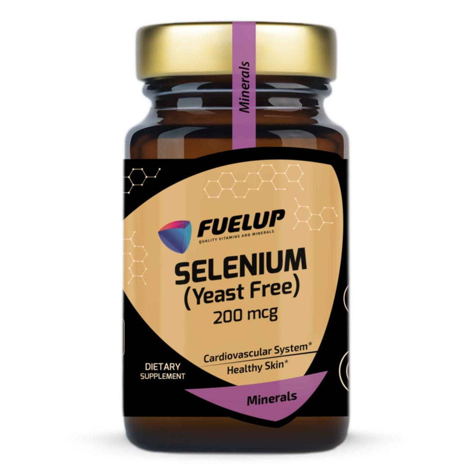 Selenium Yeast Free (100 Tablets, 200mcg)