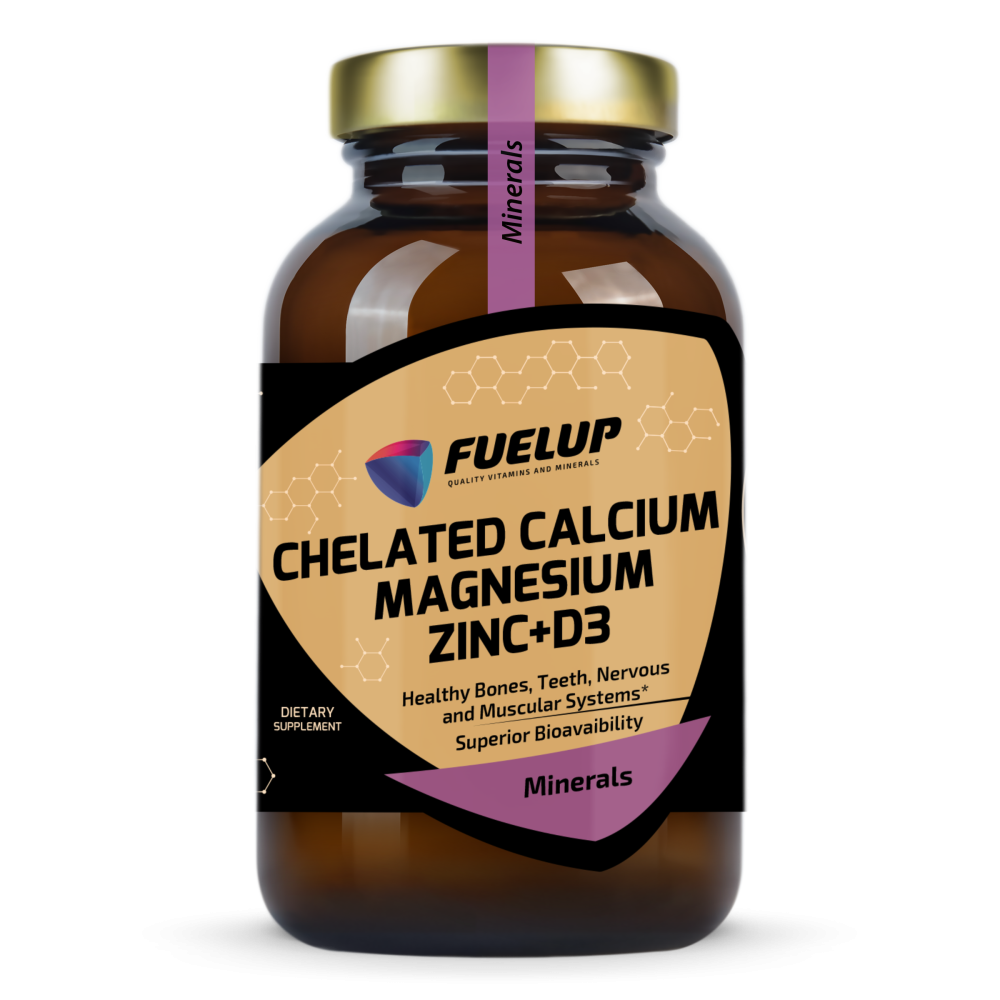 Chelatiertes Calcium Magnesium Zink + D3 (90 Tabletten)