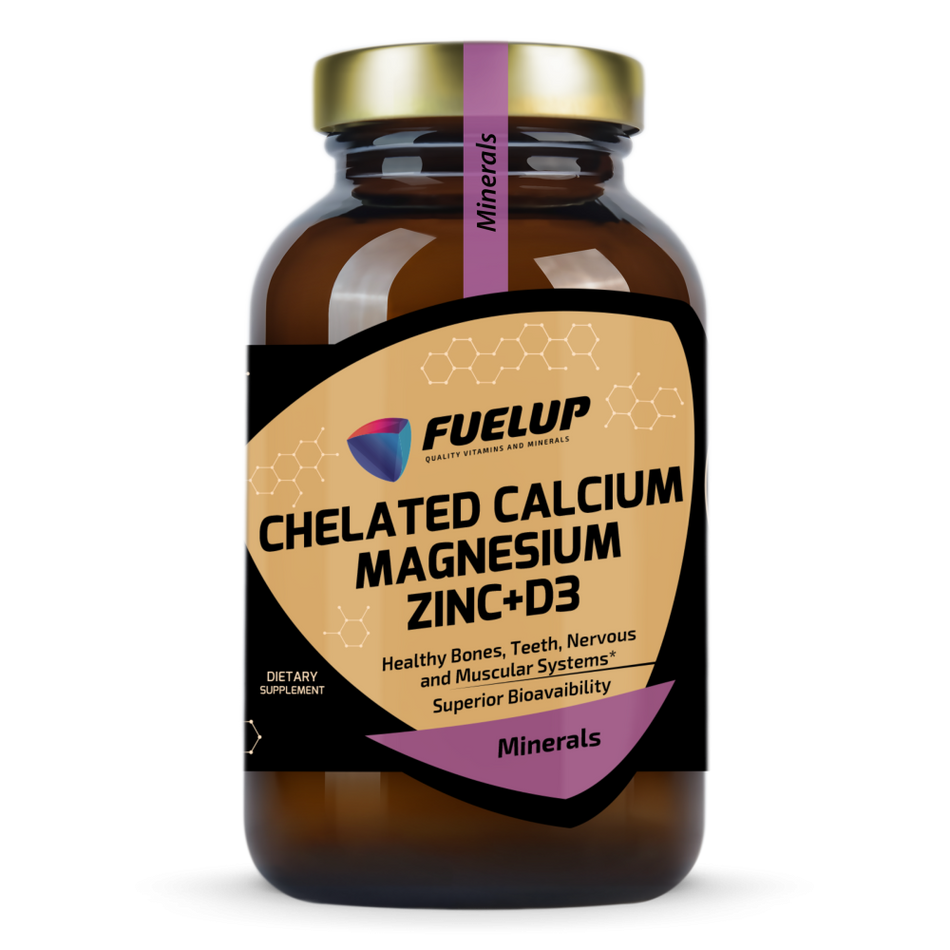 Chelated Calcium Magnesium Zinc+D3 (90 Tabletten)