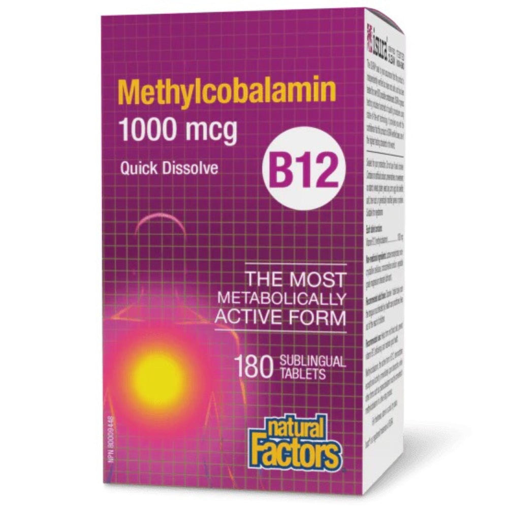 B12 Methylcobalamin (180 Tabletten, 1000mcg)