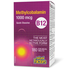 B12 Methylcobalamin (180 tablets, 1000mcg)