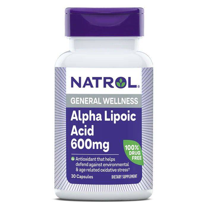 vitanetshop - NA333 - Alpha Lipoic Acid (30 Caps, 600mg) - 1