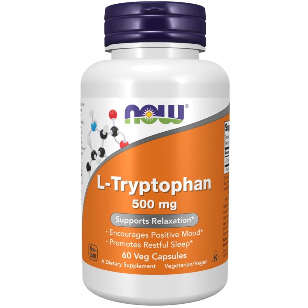 L-Tryptophan (60 V-Caps, 500 mg)