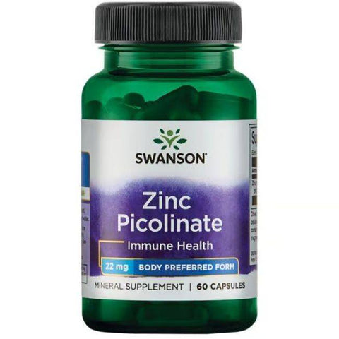 Zinc Picolinate (60 Caps, 22mg)