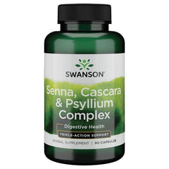 Senna Psyllium Cascara Cleanse Complex (90 Caps)