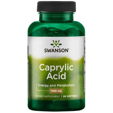 vitanetshop - SWU096 - Caprylic Acid (60 Softgel Caps, 600mg) - 1
