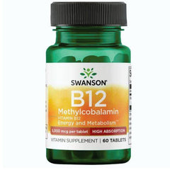 Vitamin B-12 Methylcobalamin (60 Tabletten, 5000mcg)