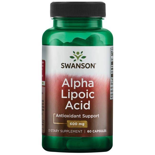 vitanetshop - SWU167 - Alpha Lipoic Acid 600mg (60 Caps, 600mg) - 1