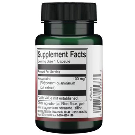 vitanetshop - SWU283 - Resveratrol - back