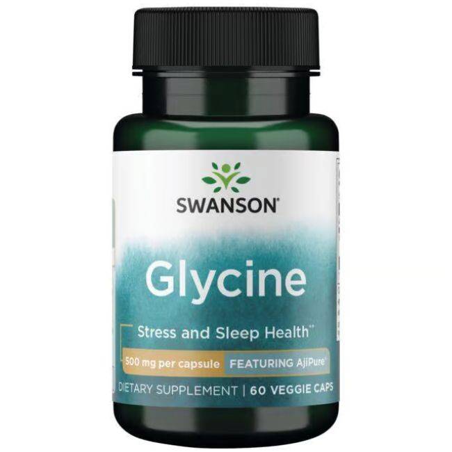 AjiPure Glycine (60 V-Caps, 500mg) (Short Exp: 30/9-2026)