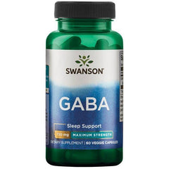 Maximum Strength GABA (60 Caps, 750mg)