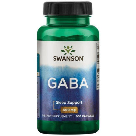 vitanetshop-SW872 - GABA 500mg (100 Caps, 500mg) - 1